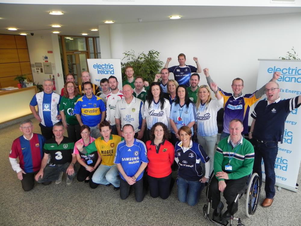 GOAL Jersey Day in Electric Ireland